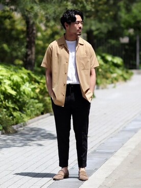 EDIFICE OFFICIALさん（メンズ・173cm）の春コーディネート