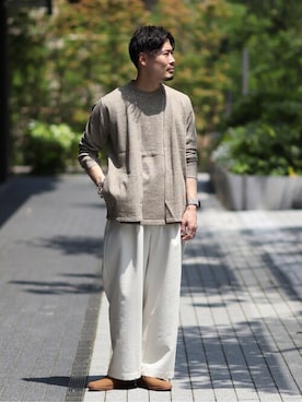 EDIFICE OFFICIALさん(メンズ・172cm)の春コーディネート