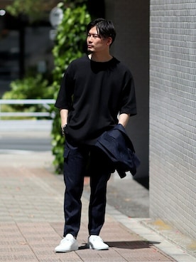 EDIFICE OFFICIALさん（メンズ・172cm）の春コーディネート