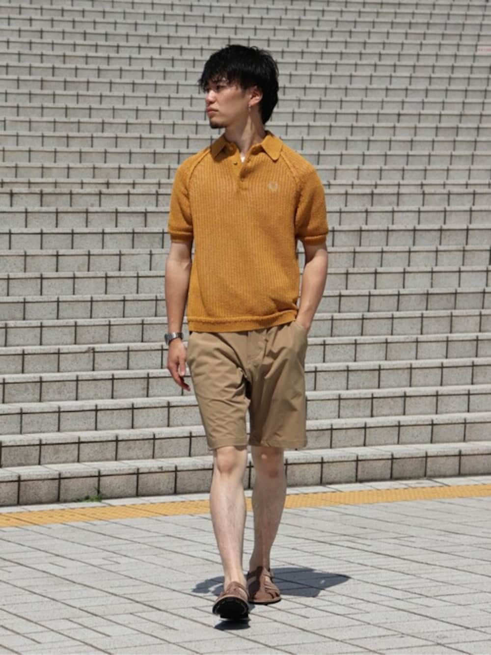 FRED PERRY / フレッド ペリー】別注 リネンライクニット