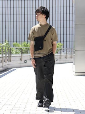 Uru ウル 別注 ナイロン イージーパンツを使った人気ファッションコーディネート Wear