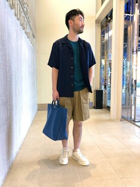 EDIFICE OFFICIALさん(メンズ・178cm)の夏コーディネート