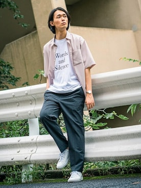 EDIFICE OFFICIALさん（メンズ・178cm）の夏コーディネート