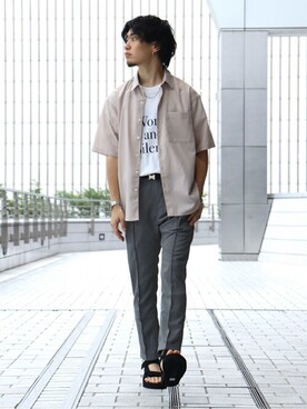 EDIFICE OFFICIALさん（メンズ・178cm）の夏コーディネート