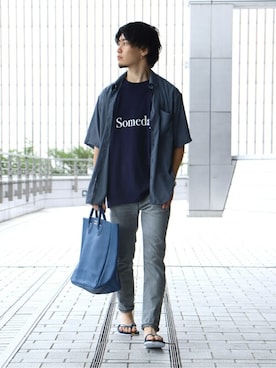 EDIFICE OFFICIALさん(メンズ・178cm)の夏コーディネート