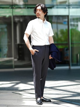 EDIFICE OFFICIALさん（メンズ・178cm）の夏コーディネート