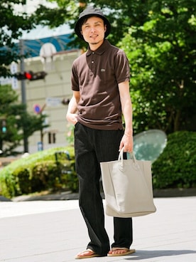 「ヤングアンドオルセン」｜EDIFICE OFFICIALさん（メンズ・168cm）の夏コーディネート