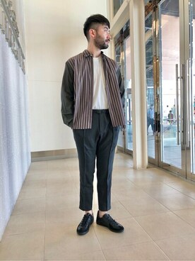 EDIFICE OFFICIALさん（メンズ・174cm）の秋コーディネート