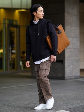 EDIFICE OFFICIALさん（メンズ・176cm）の秋コーディネート