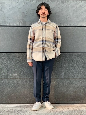 EDIFICE OFFICIALさん（メンズ・170cm）の秋コーディネート