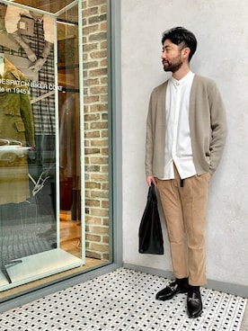 EDIFICE OFFICIALさん（メンズ・174cm）の秋コーディネート