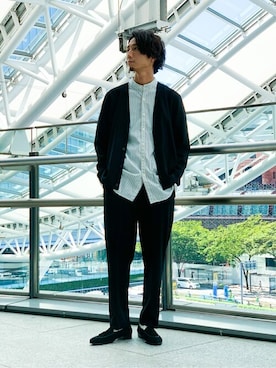 EDIFICE OFFICIALさん（メンズ・173cm）の秋コーディネート