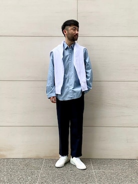 EDIFICE OFFICIALさん（メンズ・174cm）の秋コーディネート