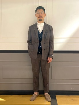 EDIFICE OFFICIALさん（メンズ・172cm）の秋コーディネート