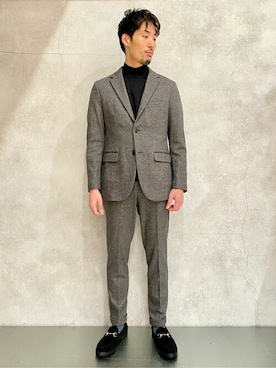 EDIFICE OFFICIALさん（メンズ・177cm）の冬コーディネート