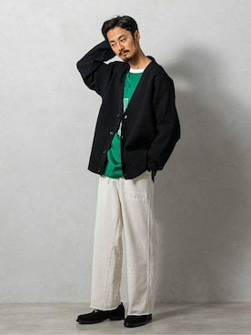 EDIFICE OFFICIALさん（メンズ・178cm）の冬コーディネート