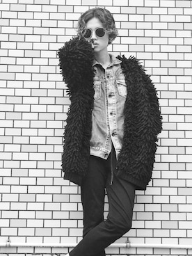「Rodeo Crowns（ロデオクラウンズ）のアイテム（ジャケット/アウター）」を使った、Roddieさん（メンズ・174cm）の春コーディネート