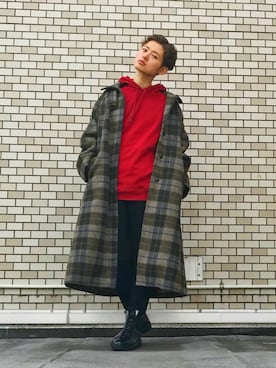 「MOUSSY（マウジー）のアイテム（その他アウター）」を使った、Roddieさん（メンズ・174cm）の秋コーディネート