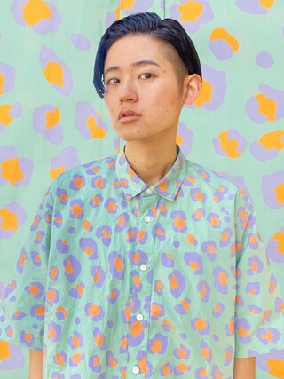JieDa ジエダ レオパード シャツ 半袖 裾ドロスト 1 20SS メンズ ジエダ Jieda 20SS LEOPARD レオパードシャツ メンズ - メルカリ
