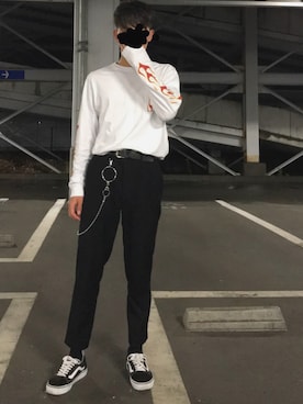 「くつした」｜「アイテム（アクセサリー）」を使った、shunさん（メンズ・172cm）の秋コーディネート