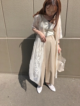 「Bou Jeloud」｜「アイテム（サンダル）」を使った、kanaさん（レディース・160cm）の夏コーディネート