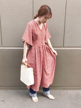 「Bou Jeloud」｜「アイテム（サンダル）」を使った、kanaさん（レディース・160cm）の夏コーディネート
