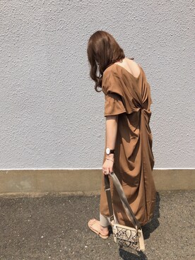 「Bou Jeloud」｜「アイテム（ワンピース）」を使った、kanaさん（レディース・160cm）の夏コーディネート