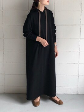 「Bou Jeloud」｜「アイテム（ワンピース/ドレス）」を使った、kanaさん（レディース・160cm）の秋コーディネート