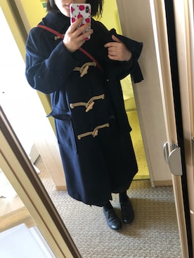 「DAISY（デイジー）のアイテム（ジャケット/アウター）」を使った、嘉里人さん（レディース・158cm）の冬コーディネート