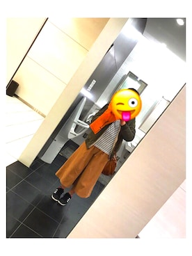 「RAY CASSIN（レイカズン）のアイテム（MA-1）」を使った、Haru⠒̫⃝⠒̫⃝さん（レディース・160cm）の春コーディネート