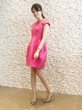 YOKO CHAN（ヨーコチャン）のワンピース/ドレス（ピンク系）を使った