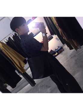 「Django Atour（ジャンゴアトゥール）のアイテム（デニムパンツ）」を使った、ゆーきさん（メンズ・170cm）の秋コーディネート