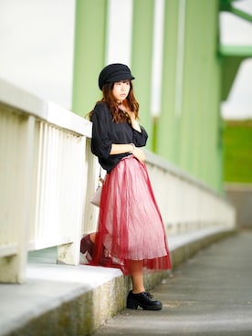「伊藤千晃」｜umiさん（レディース・153cm）の秋コーディネート