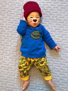 ☆zakki☆さん（キッズ・80cm）の冬コーディネート