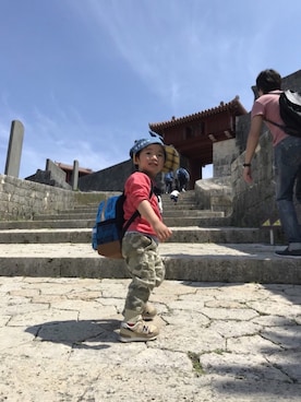 「MoL（モル）のアイテム」を使った、リーさん（キッズ・90cm）の夏コーディネート