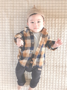 ▷ fuu ◁さん（キッズ・60cm）の秋コーディネート