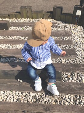 ▷ fuu ◁さん（キッズ・70cm）の春コーディネート