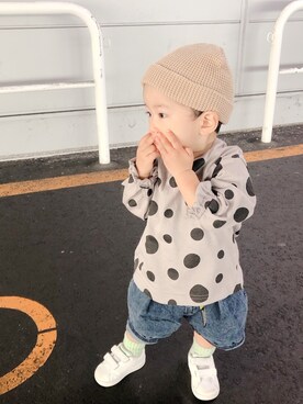 ▷ fuu ◁さん（キッズ・80cm）の秋コーディネート