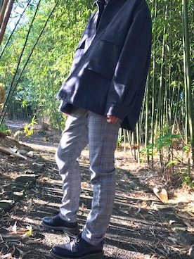 「アイテム（ブルゾン）」を使った、た く みさん（メンズ・171cm・10代）の冬コーディネート