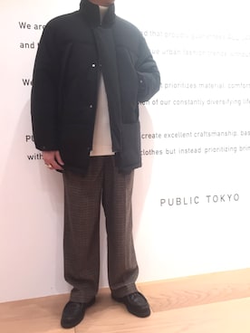 「モンスターパーカー」｜「アイテム（ブルゾン）」を使った、yusuketさん（メンズ・178cm）の冬コーディネート