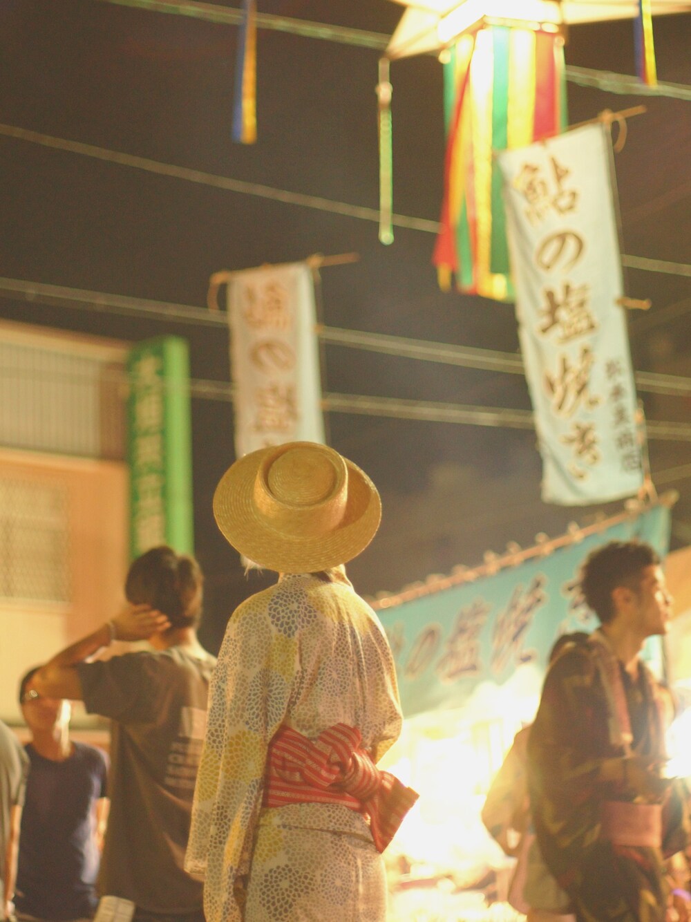 「浴衣、SOU・SOU、夏祭り、花火大会」｜「SOU･SOUのアイテム（浴衣、ホワイト系）」を使った、Ayacurl :)さん（レディース・155cm）の夏コーディネートの1枚目の写真