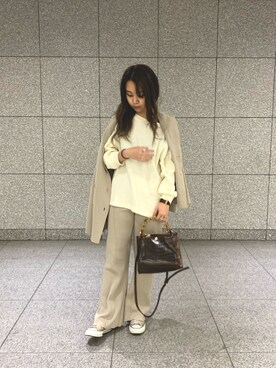 NaNaMiさん（レディース・157cm）の春コーディネート