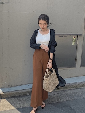 NaNaMiさん（レディース・157cm）の春コーディネート