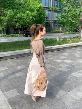 NaNaMiさん（レディース・157cm）の夏コーディネート