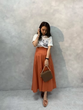 「アイテム（その他シューズ）」を使った、NaNaMiさん（レディース・157cm）の夏コーディネート