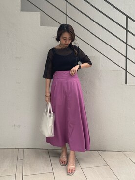 NaNaMiさん（レディース・157cm）の夏コーディネート