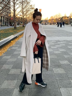 NaNaMiさん（レディース・157cm）の冬コーディネート