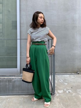 NaNaMiさん（レディース・157cm）の夏コーディネート