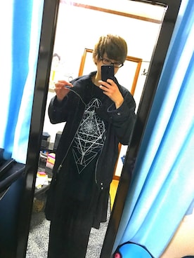 「PARADOX（パラドックス）のアイテム（ジャケット/アウター）」を使った、Ryeさん（メンズ・158cm）の春コーディネート