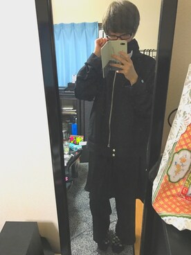 「PARADOX（パラドックス）のアイテム（ジャケット/アウター）」を使った、Ryeさん（メンズ・158cm）の冬コーディネート